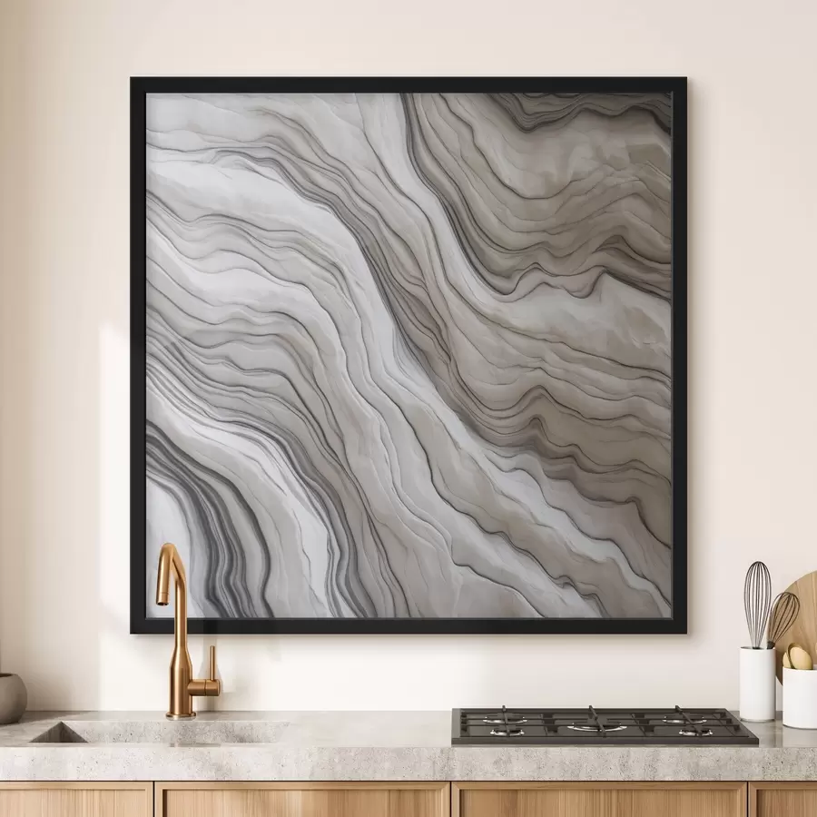 Fototapete Abstrakt mit fließenden Linien f48770