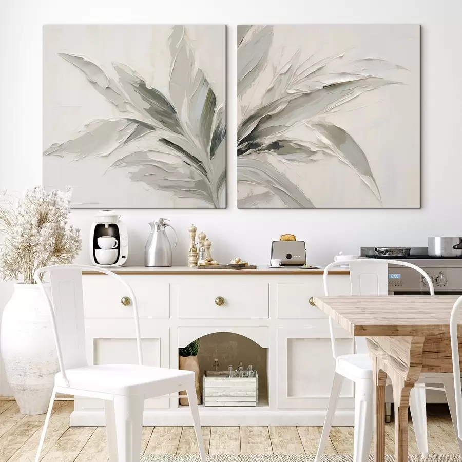 Fototapete Abstrakte Malerei, die Vegetation imitiert m30342