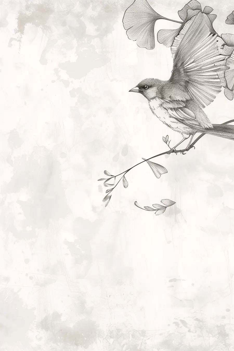 Wandbilder Vogel auf Ästen s48907