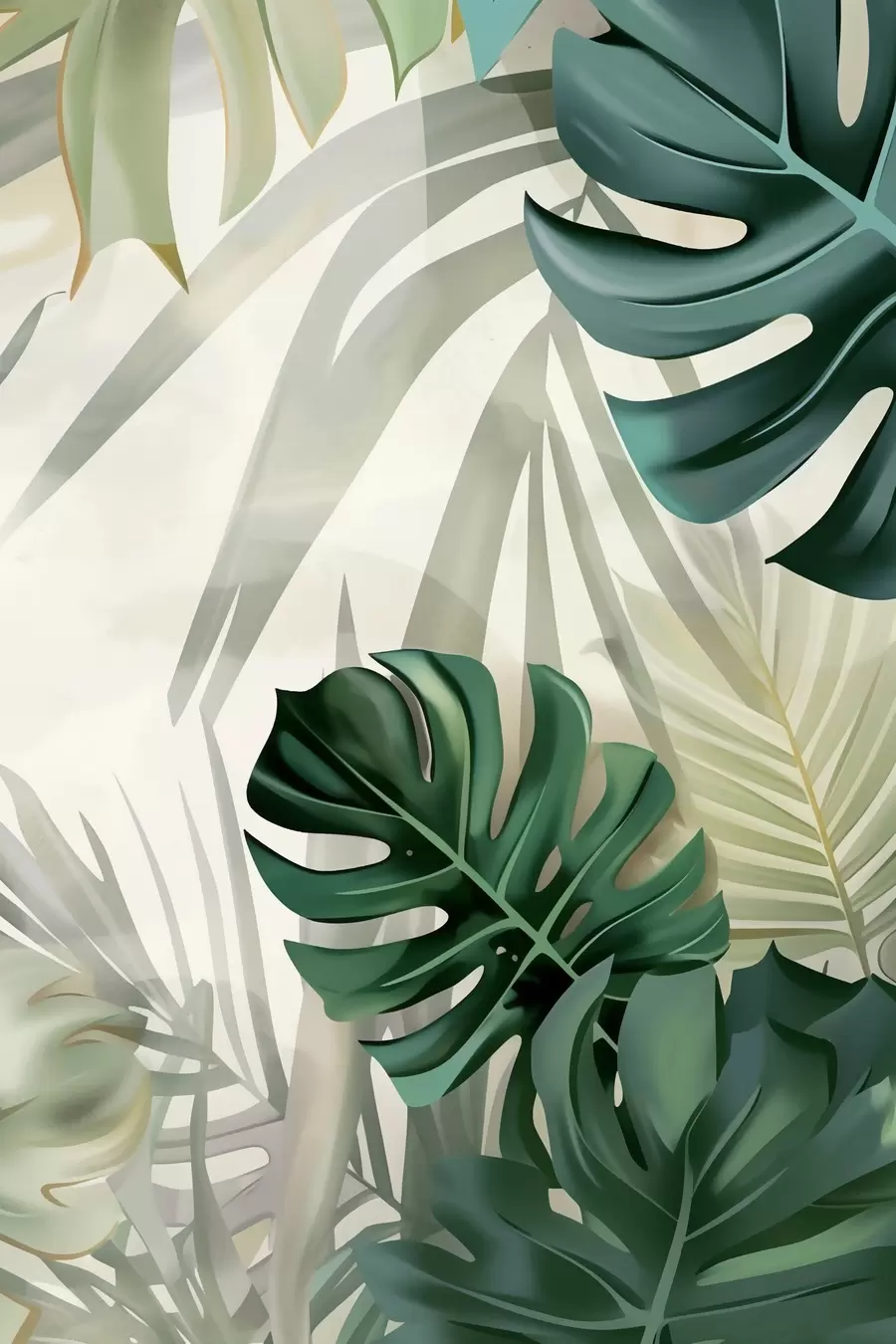 Wandbilder Tiefes Grün s48909