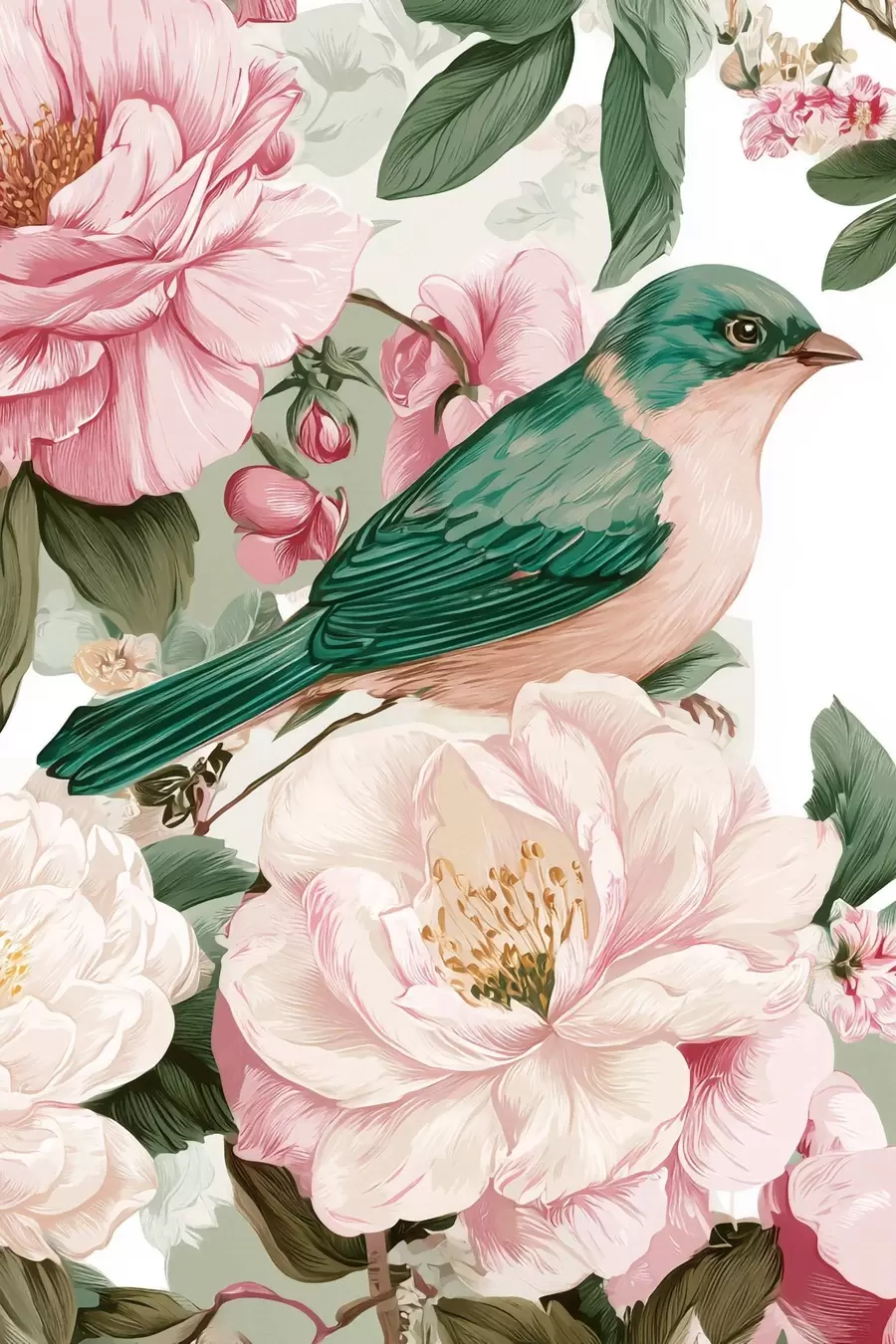 Wandbilder Blühender Traumgarten s48918