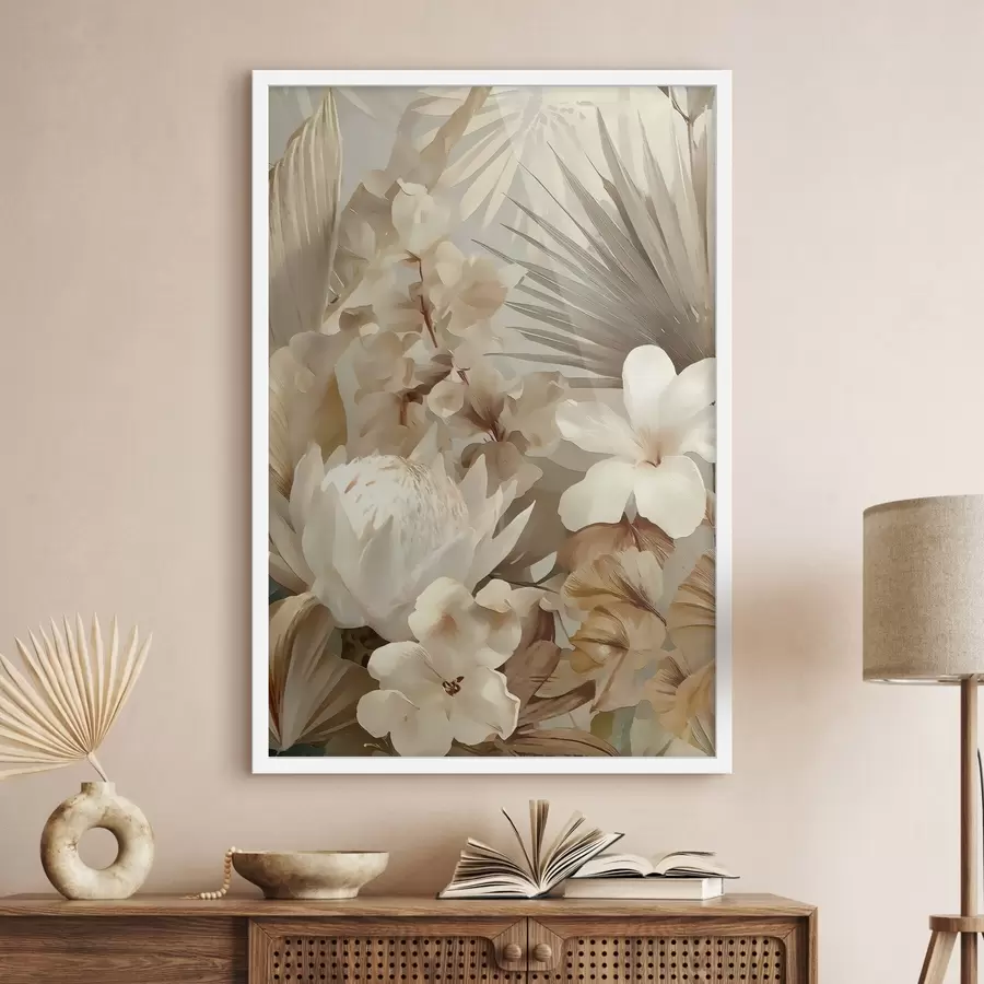 Fototapete Licht in Blumen f48917