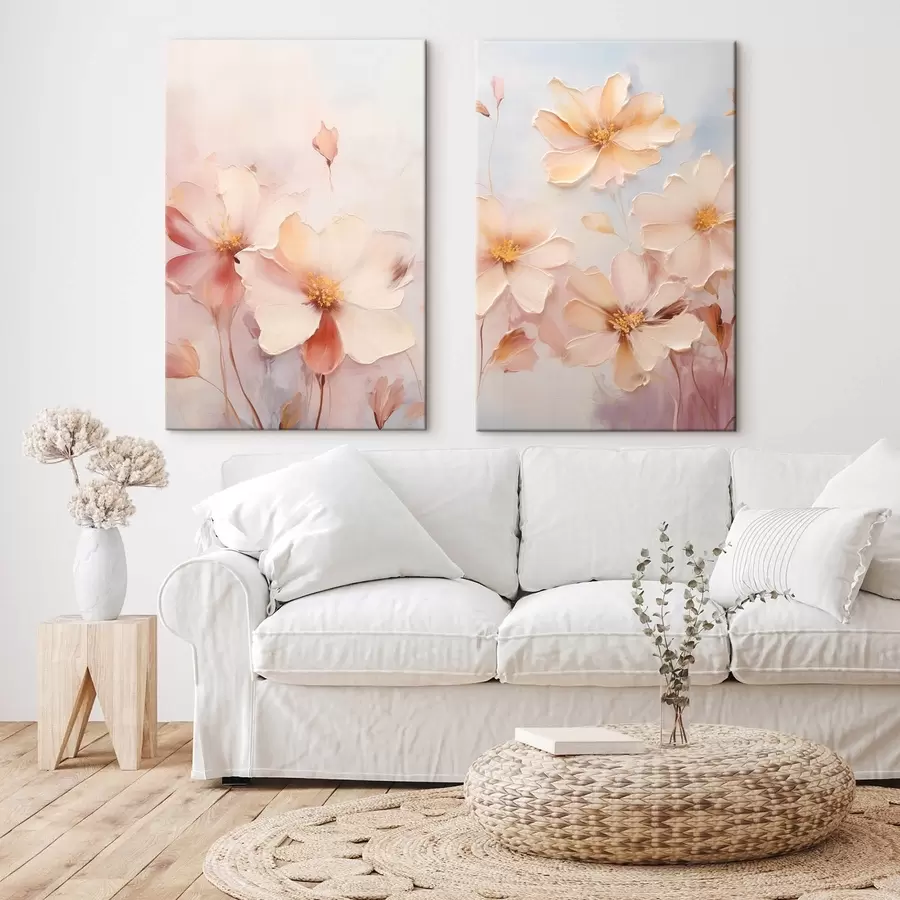 Wandbilder Zarte, dezente Blüten m30379