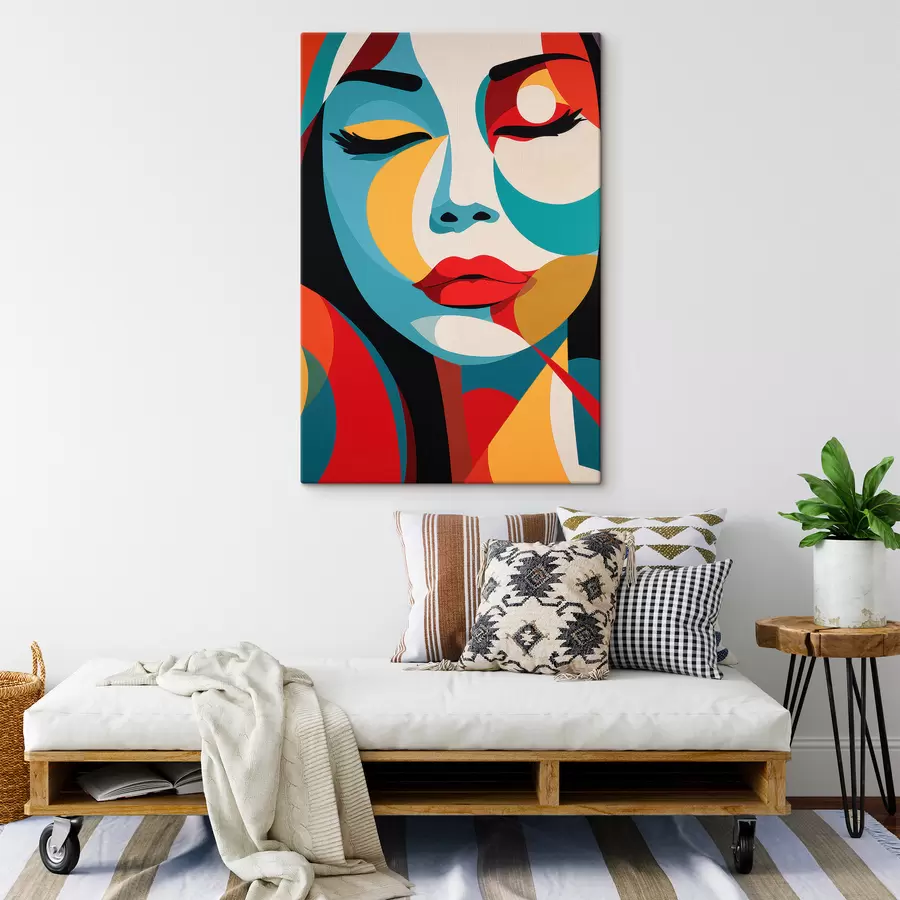 Wandbilder Abstraktes Porträt s48948