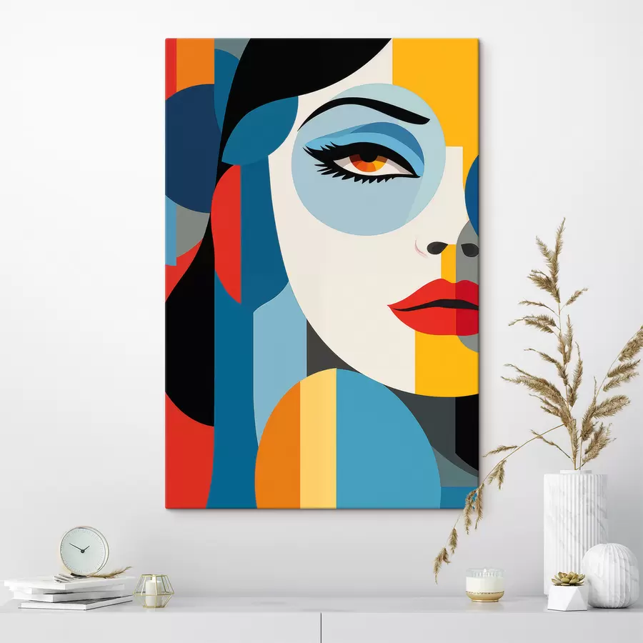 Wandbilder Abstraktes Porträt s48949