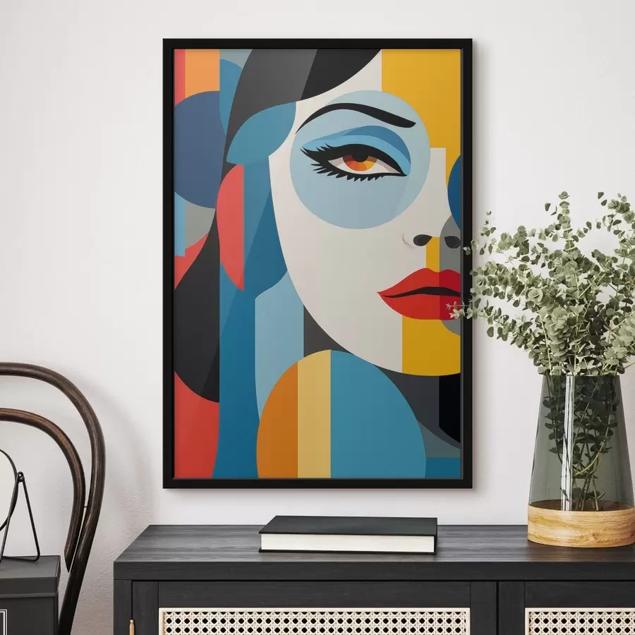 Fototapete Abstraktes Porträt f48949