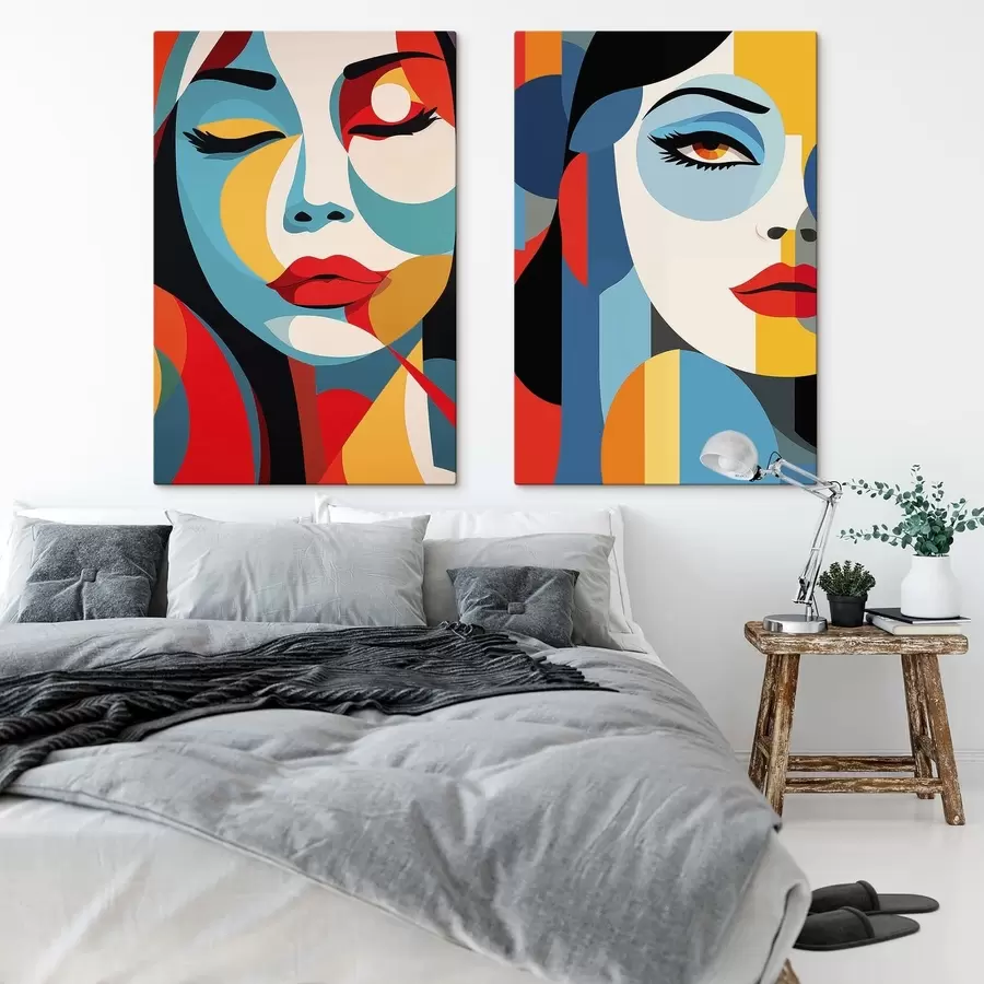 Wandbilder Abstrakte Porträts m30402