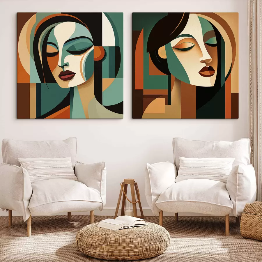 Wandbilder Abstrakte Porträts m30403