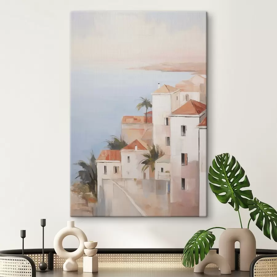Wandbilder Eine Stadt am Meer s48973