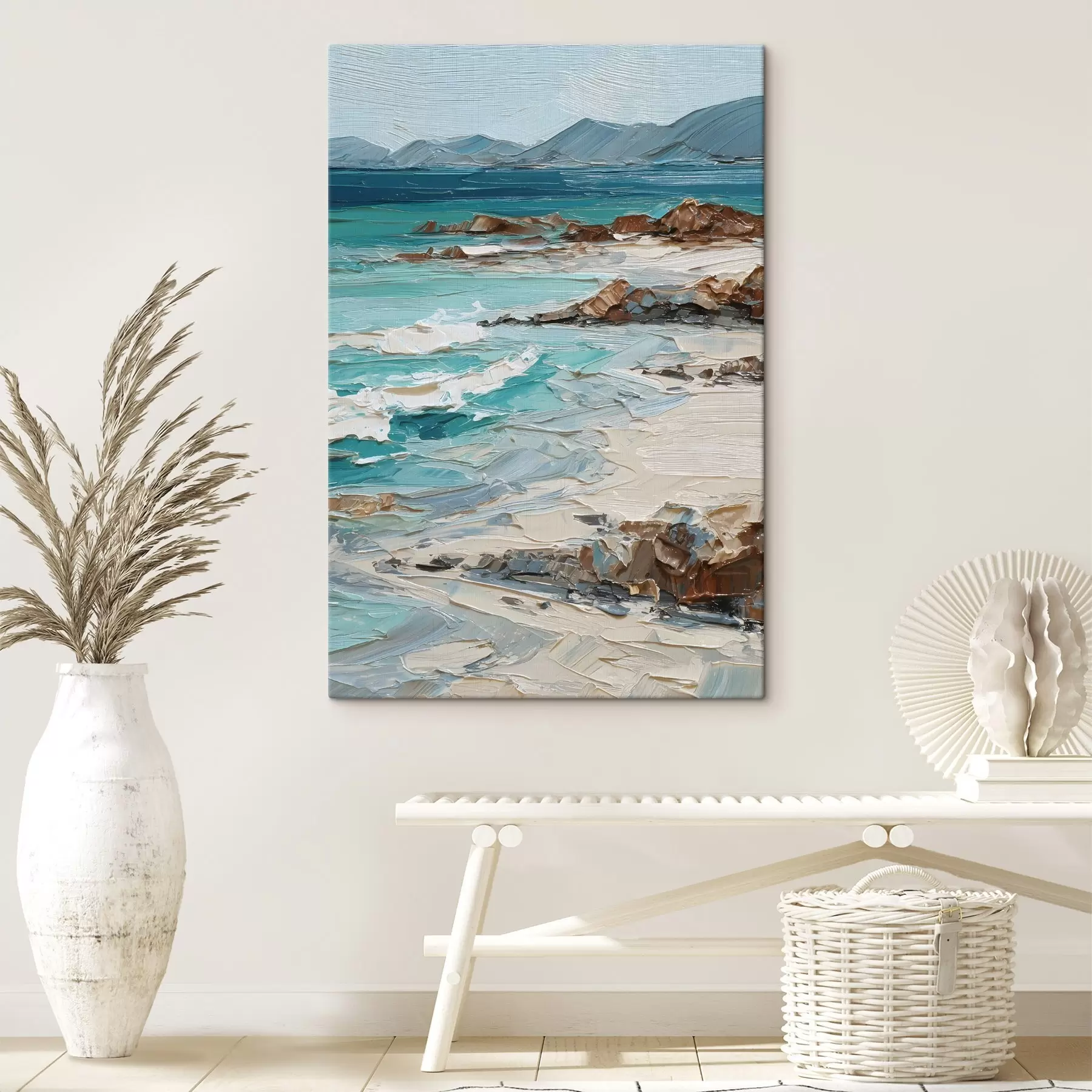 Wandbilder Meereslandschaft mit Klippen s48996