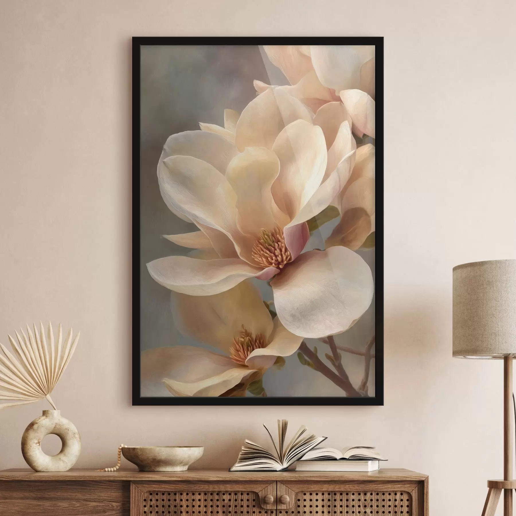 Fototapete Nahaufnahme einer Magnolienblüte f49016