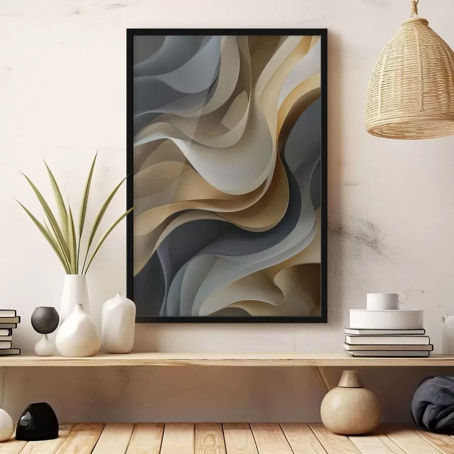 Fototapete Abstrakte Wellen f49033