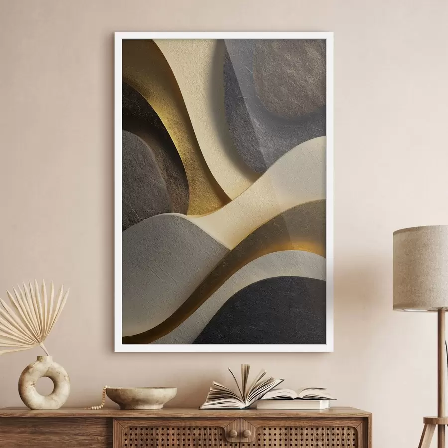 Fototapete Fließende Formen f49034