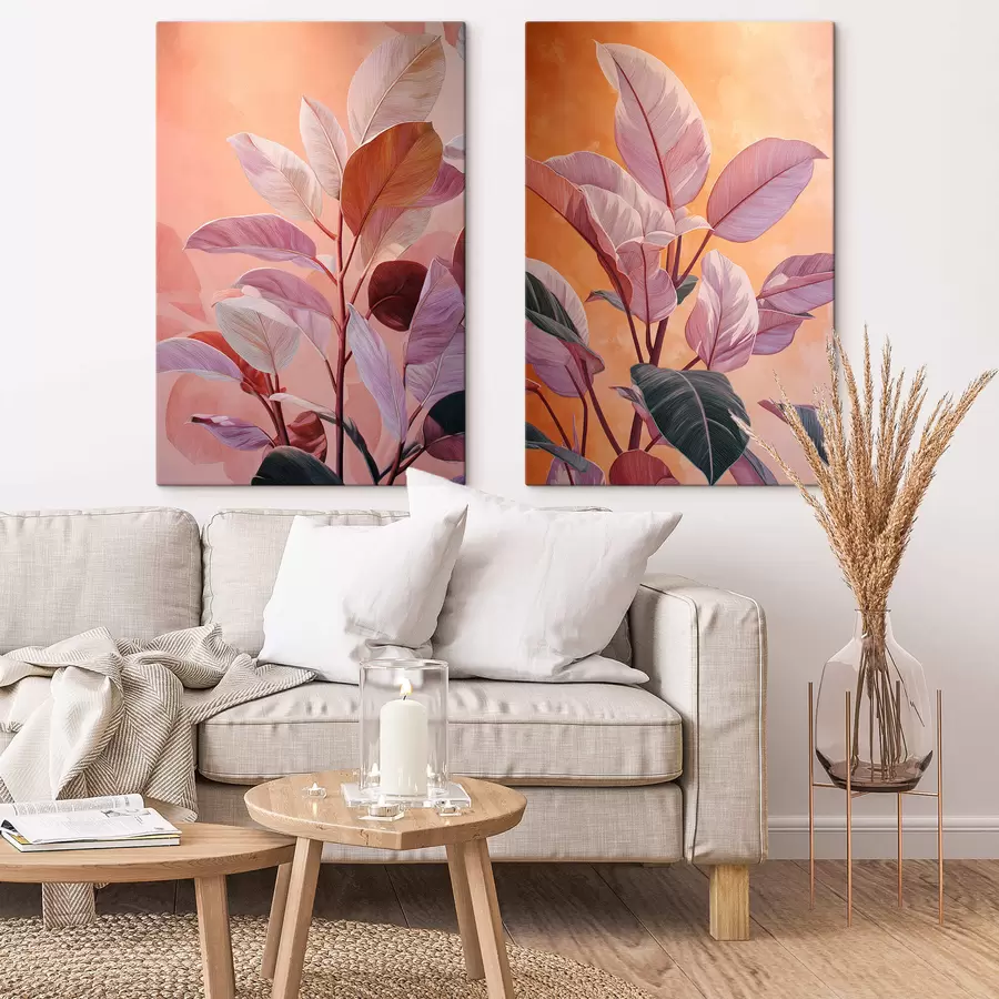 Wandbilder Zierblätter m30415