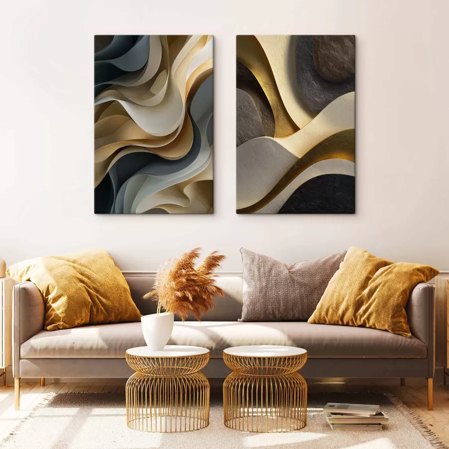 Wandbilder Abstrakte Wellen m30425