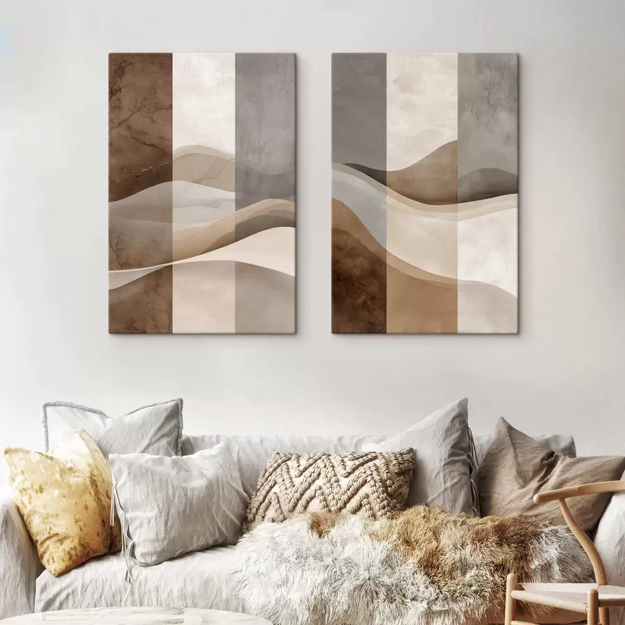 Wandbilder Strukturierte Schichten m30428