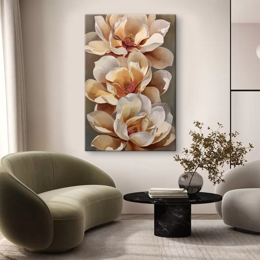 Wandbilder Magnolienblüte – vertikal s49014