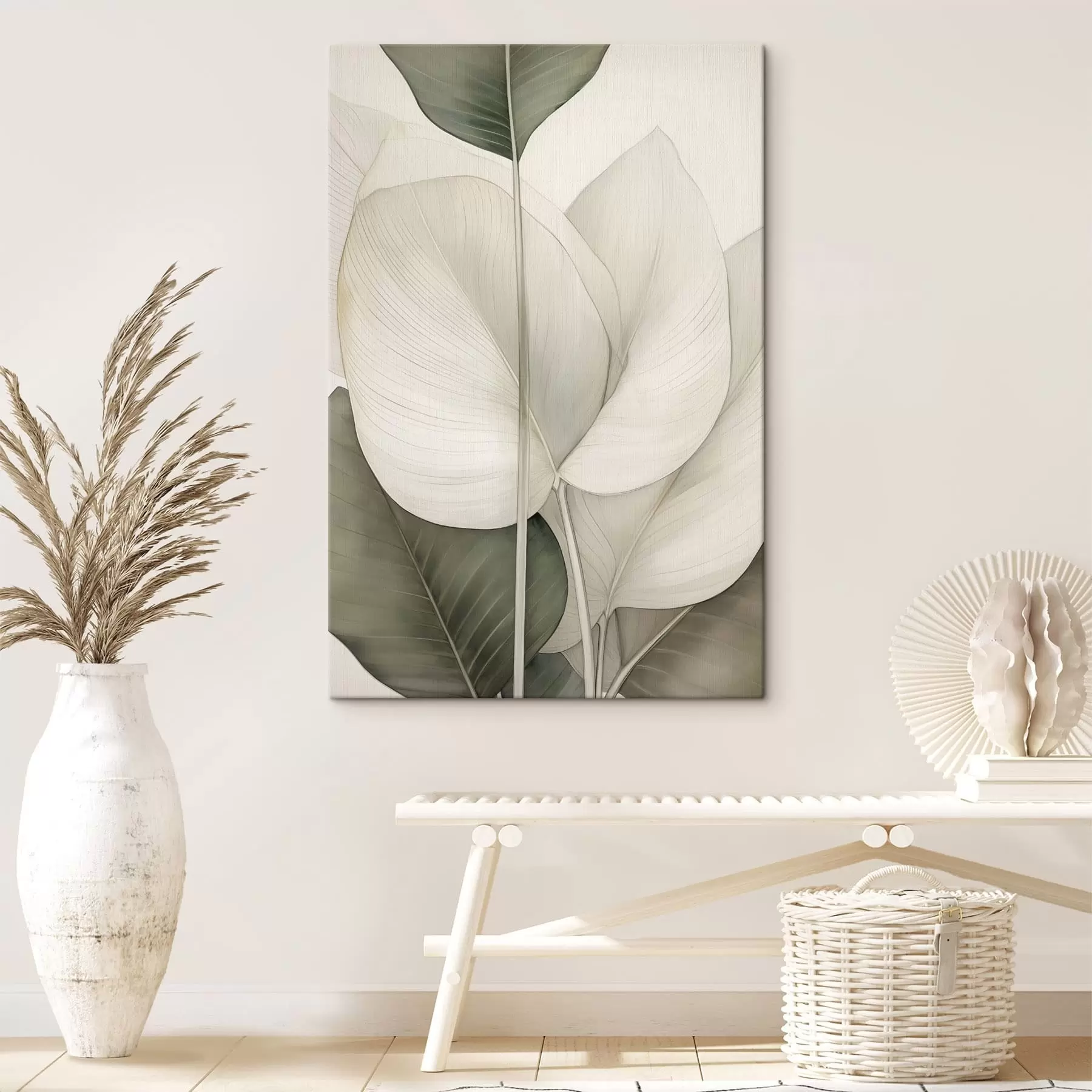 Wandbilder Nahaufnahme botanischer Blätter s49027