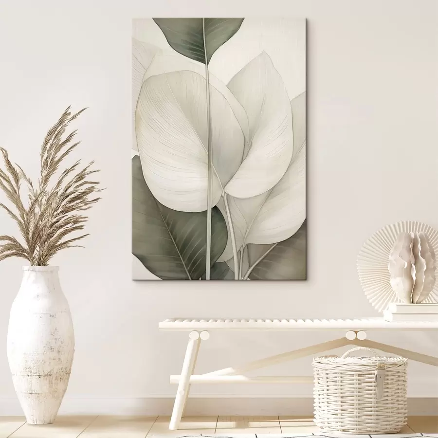 Wandbilder Nahaufnahme botanischer Blätter s49027