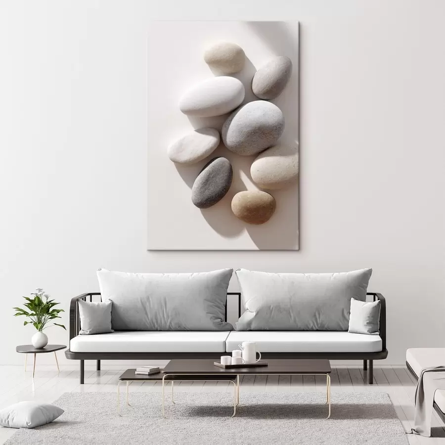 Wandbilder Zusammensetzung von Neutral Stone s49039