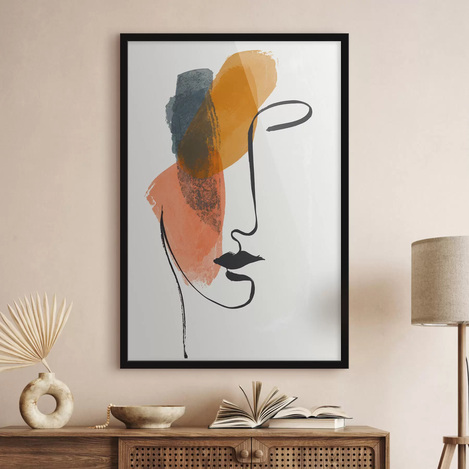 Fototapete Abstraktes Porträt f48969