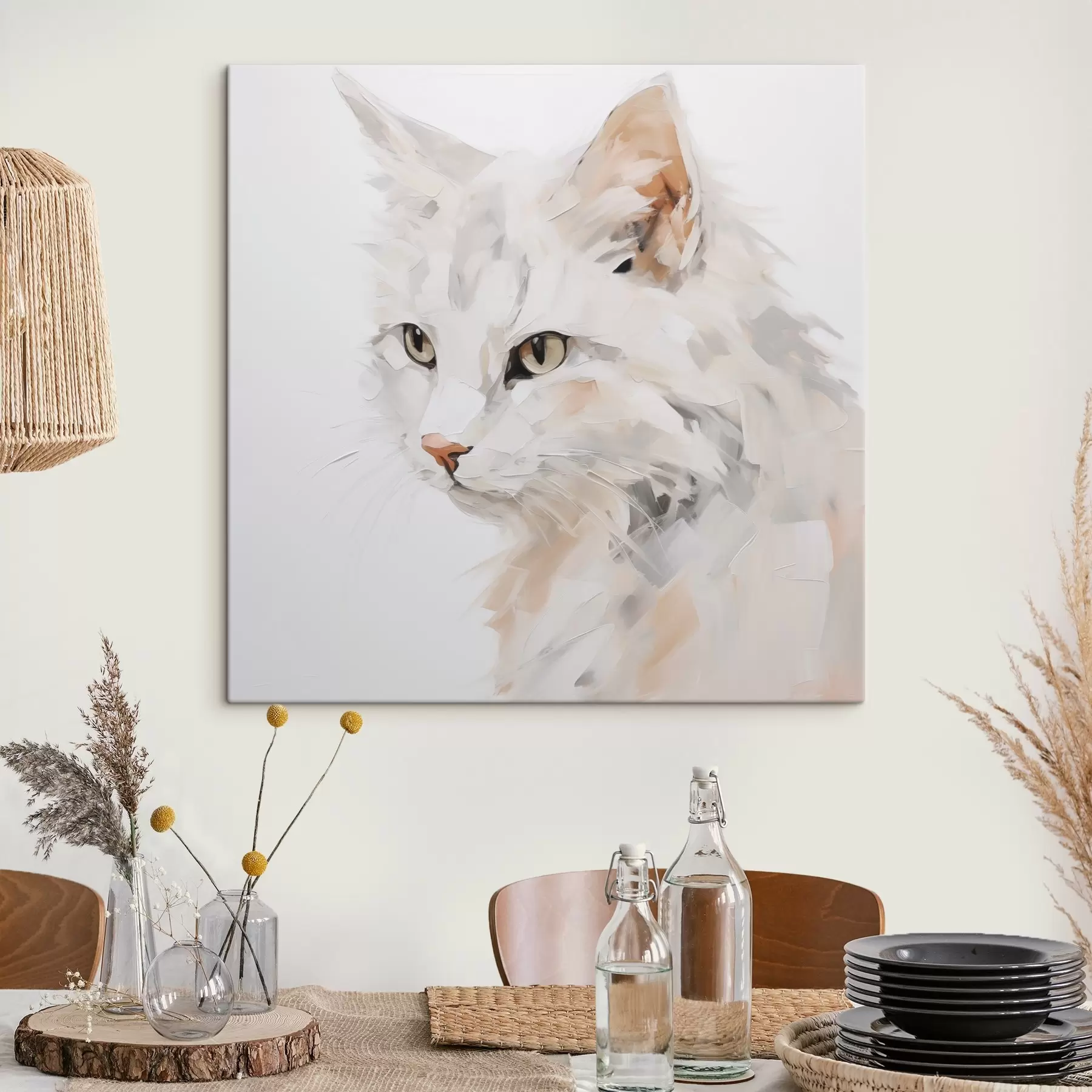 Wandbilder Katzenimitationsgemälde s49060