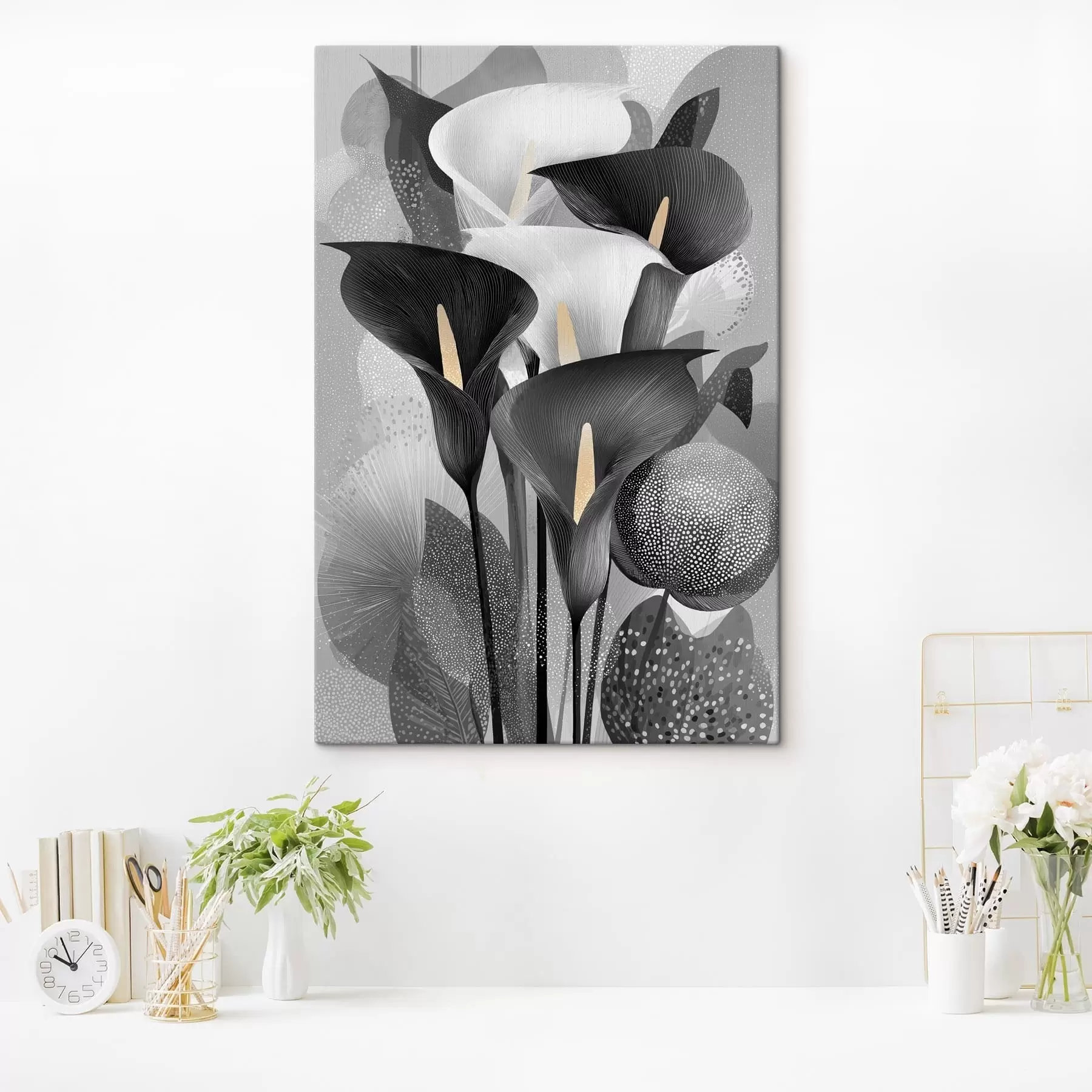 Wandbilder Calla-Lilien s49086