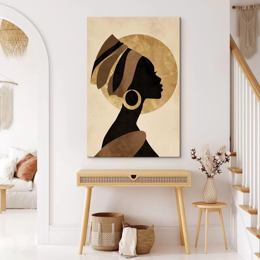 Wandbilder Afrikanische Silhouette s49092