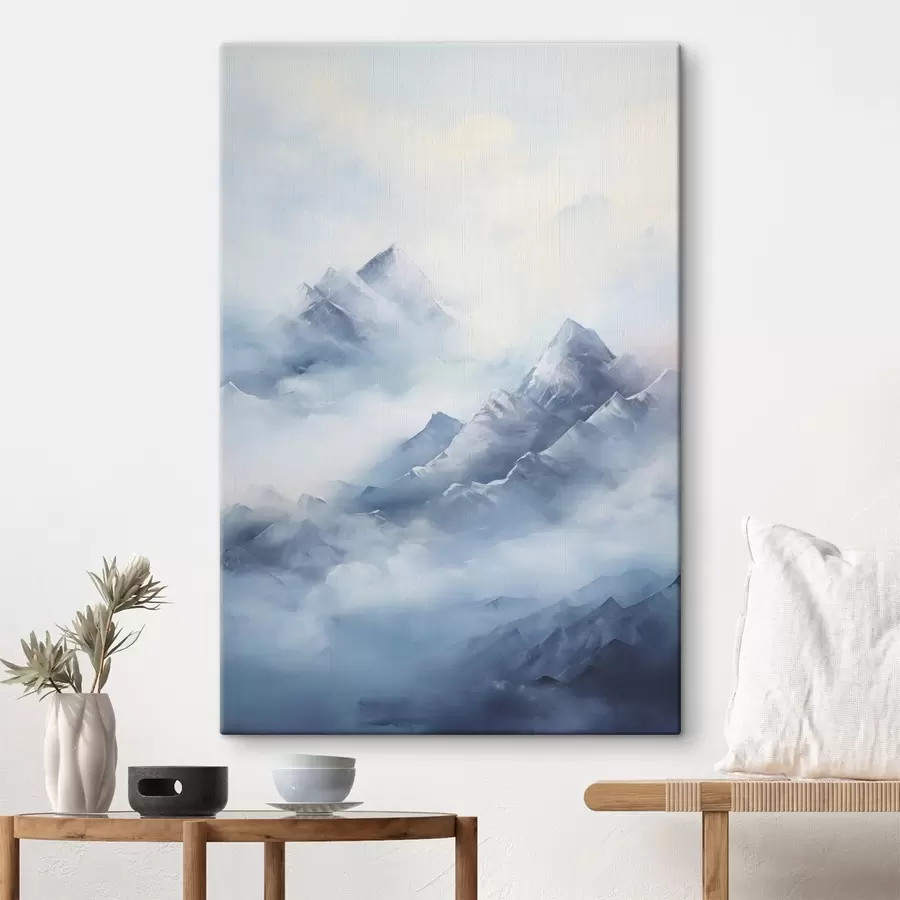 Wandbilder Berglandschaft Nachahmung der Malerei s49069