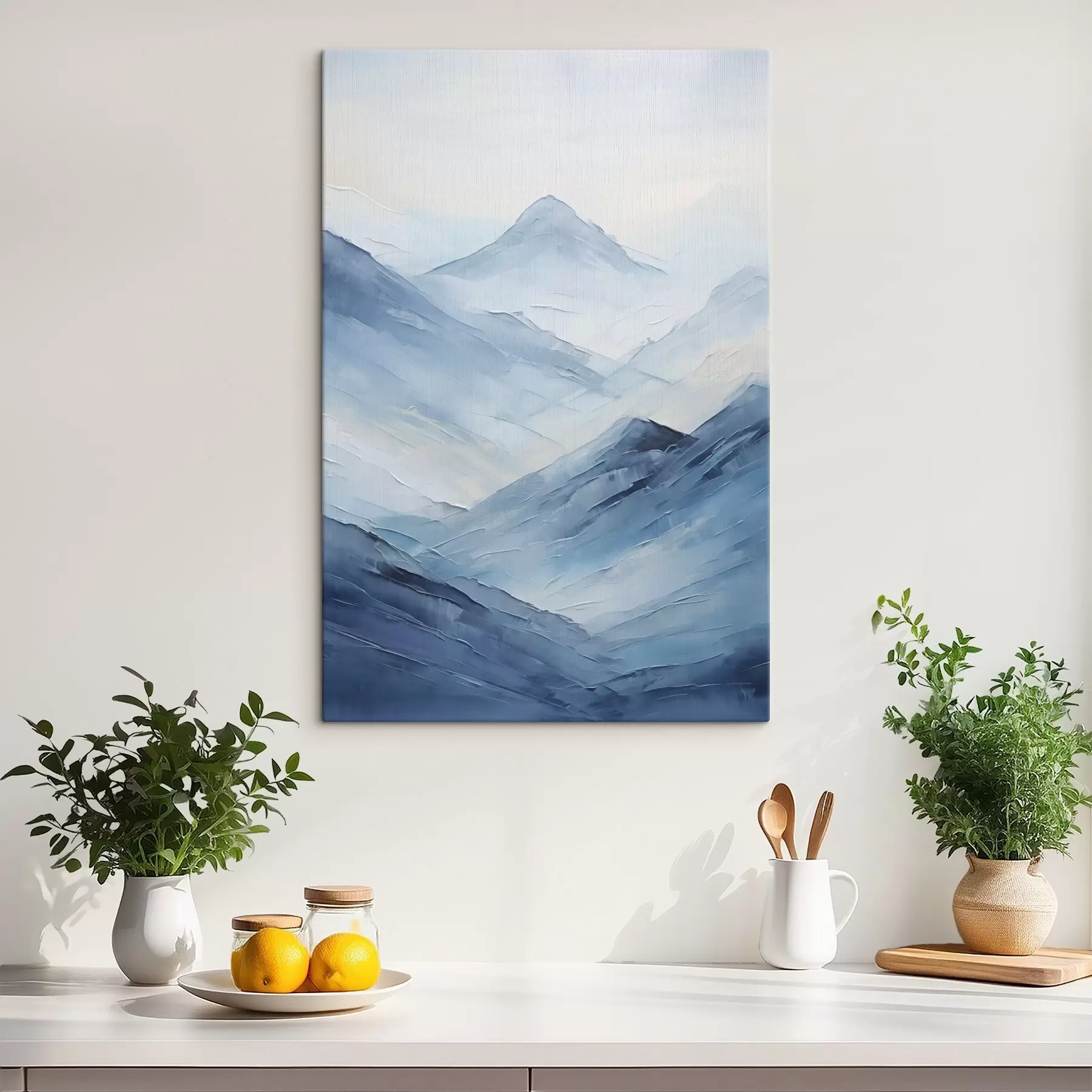 Wandbilder Berge Nachahmung Malerei s49070
