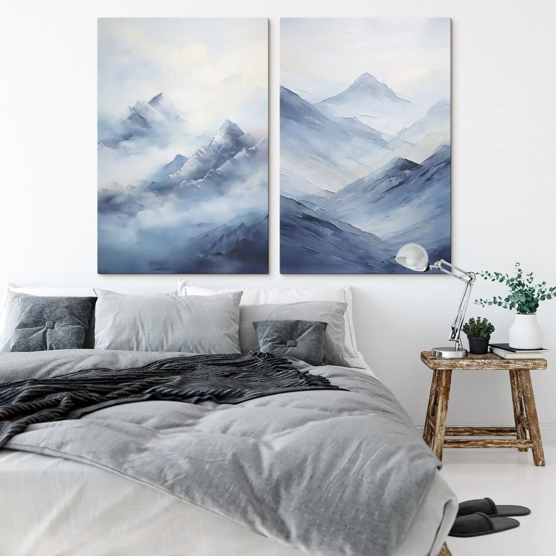 Wandbilder Berglandschaft Nachahmung der Malerei m30448