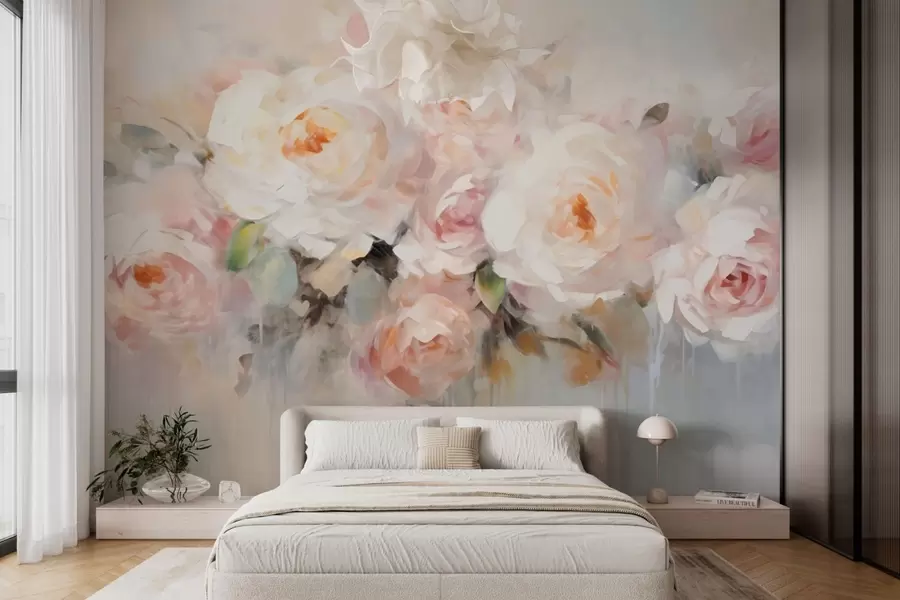 Fototapete Klassische Blumen, Rosen w05614