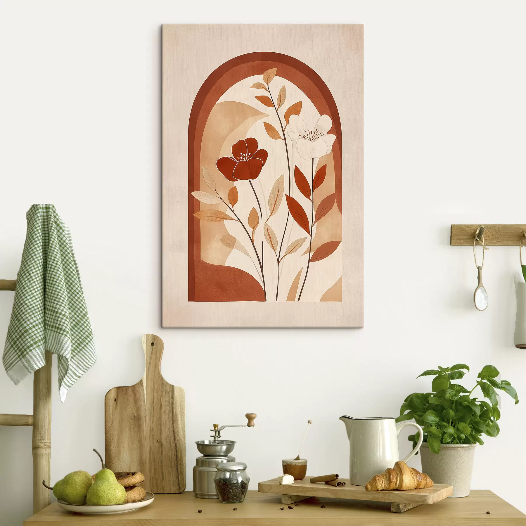 Wandbilder Abstrakte Blumen s49261