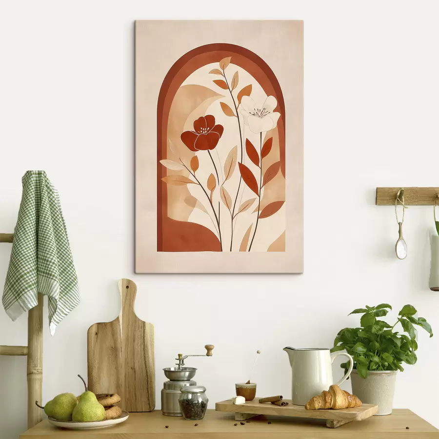 Wandbilder Abstrakte Blumen s49261