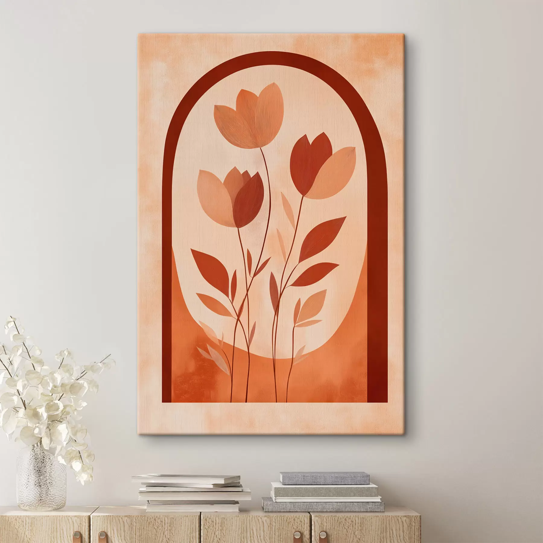 Wandbilder Abstrakte Blumen s49262