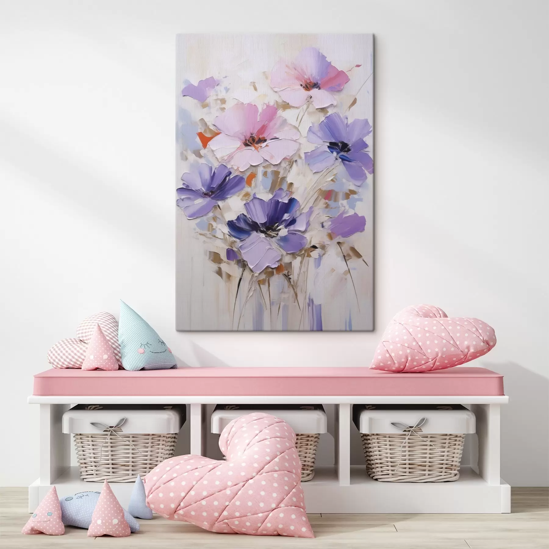 Wandbilder Blumen, Imitationsgemälde s49136