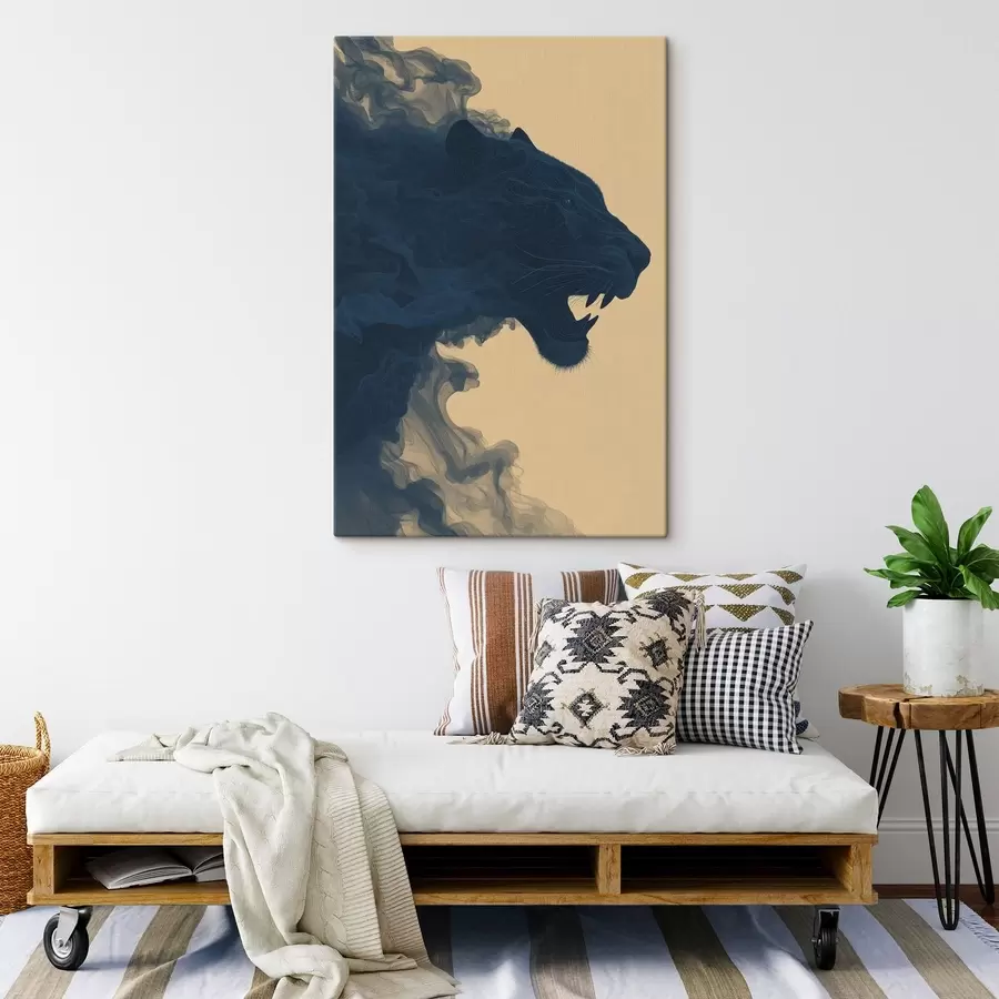 Wandbilder Panther-Profil s49304
