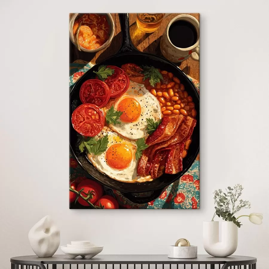 Wandbilder Frühstückspfanne s49308