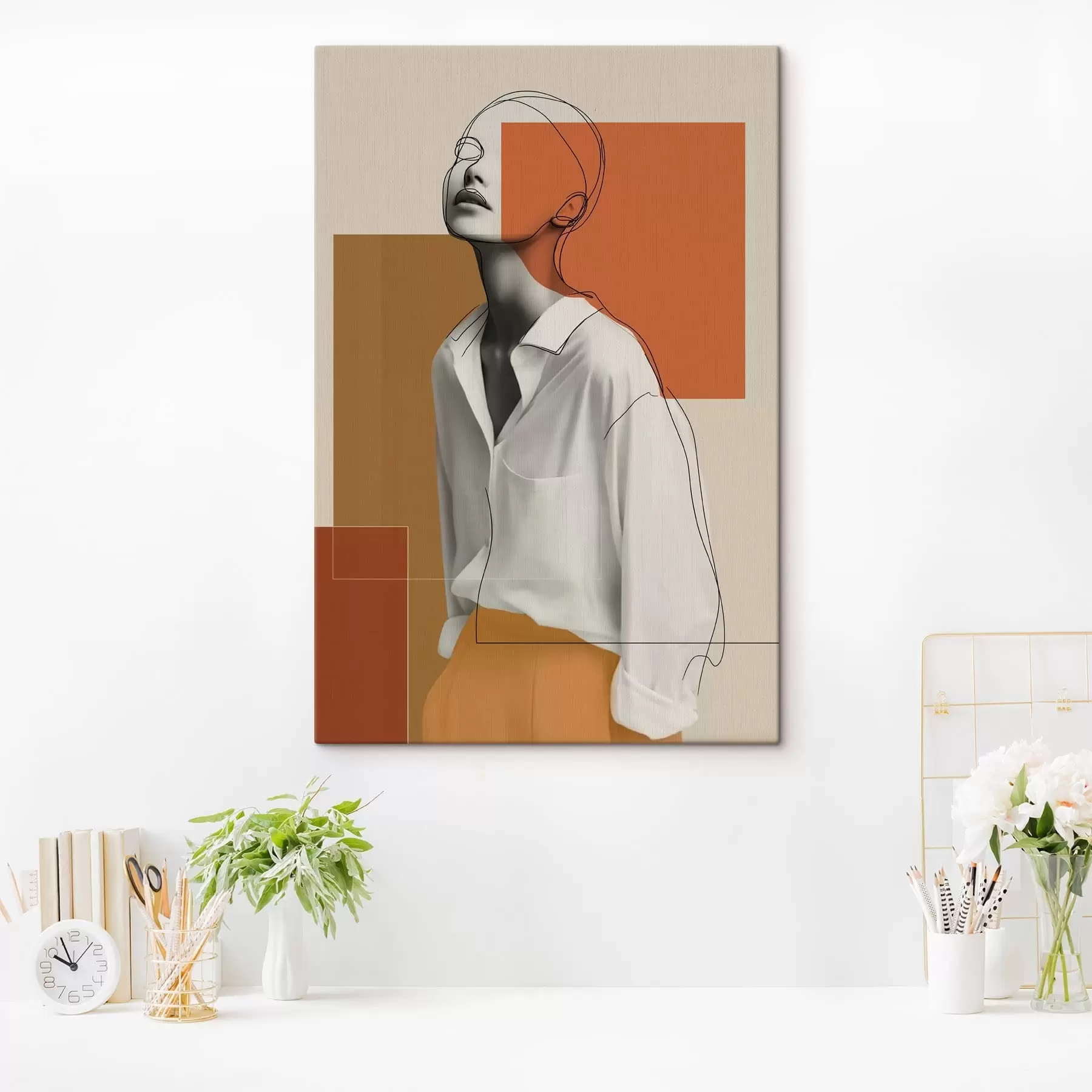 Wandbilder Minimale Pose s49319