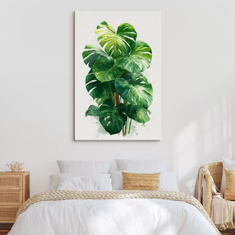 Wandbilder Monstera Light s49336