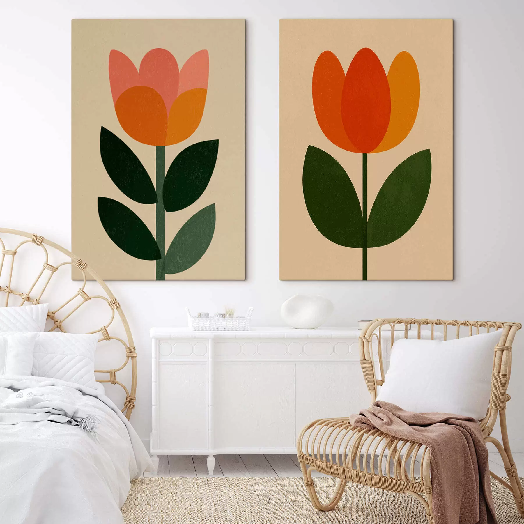 Wandbilder Skandinavische Tulpen m30501