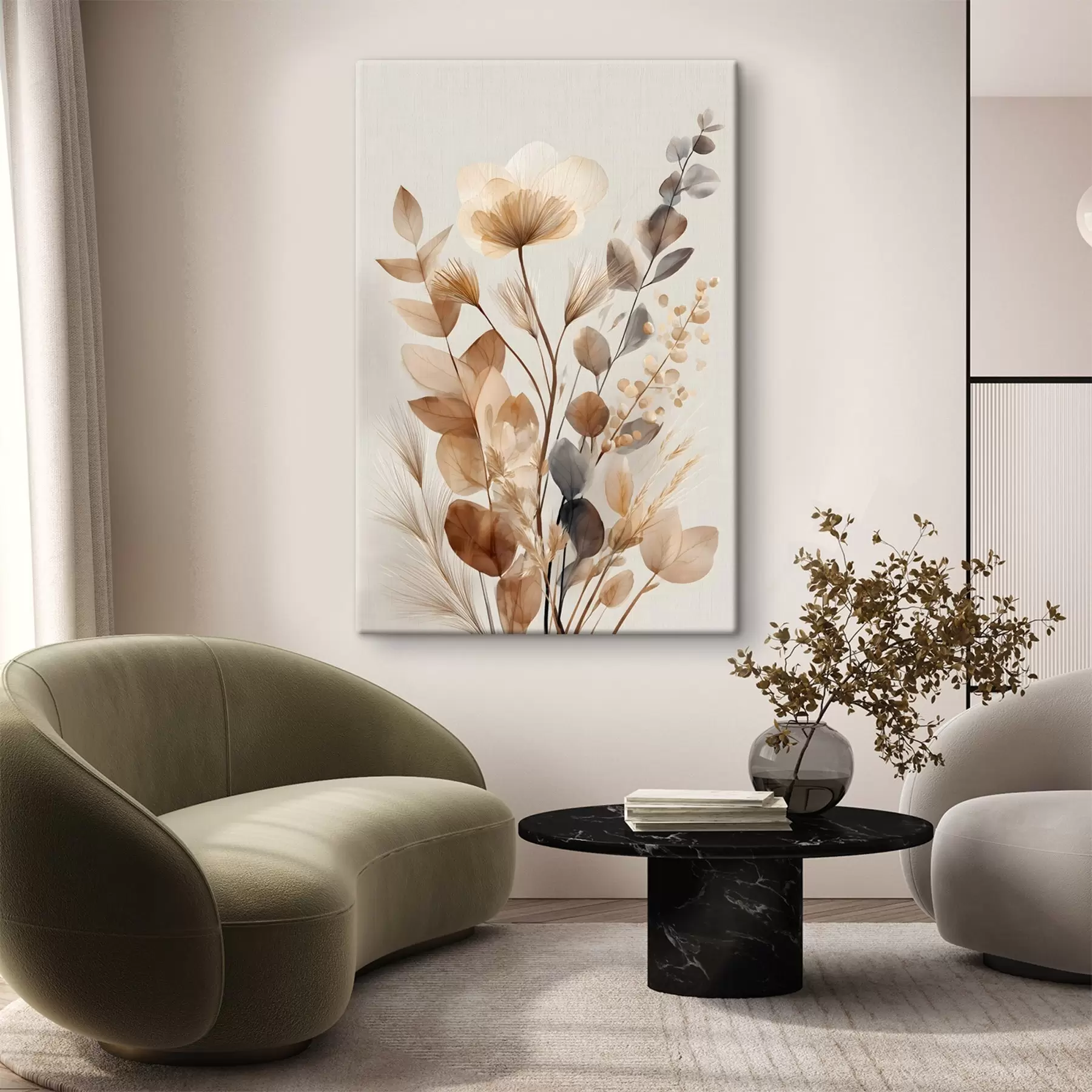 Wandbilder Getrocknete Blumen s49234