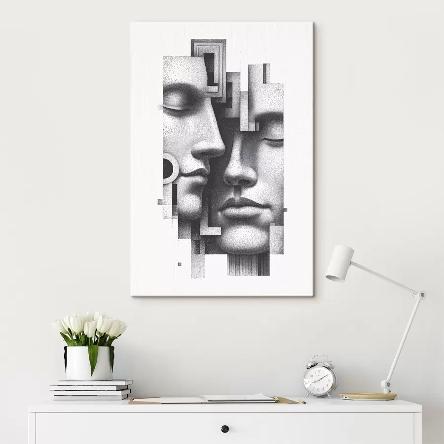 Wandbilder Grafische abstrakte Porträts s49242