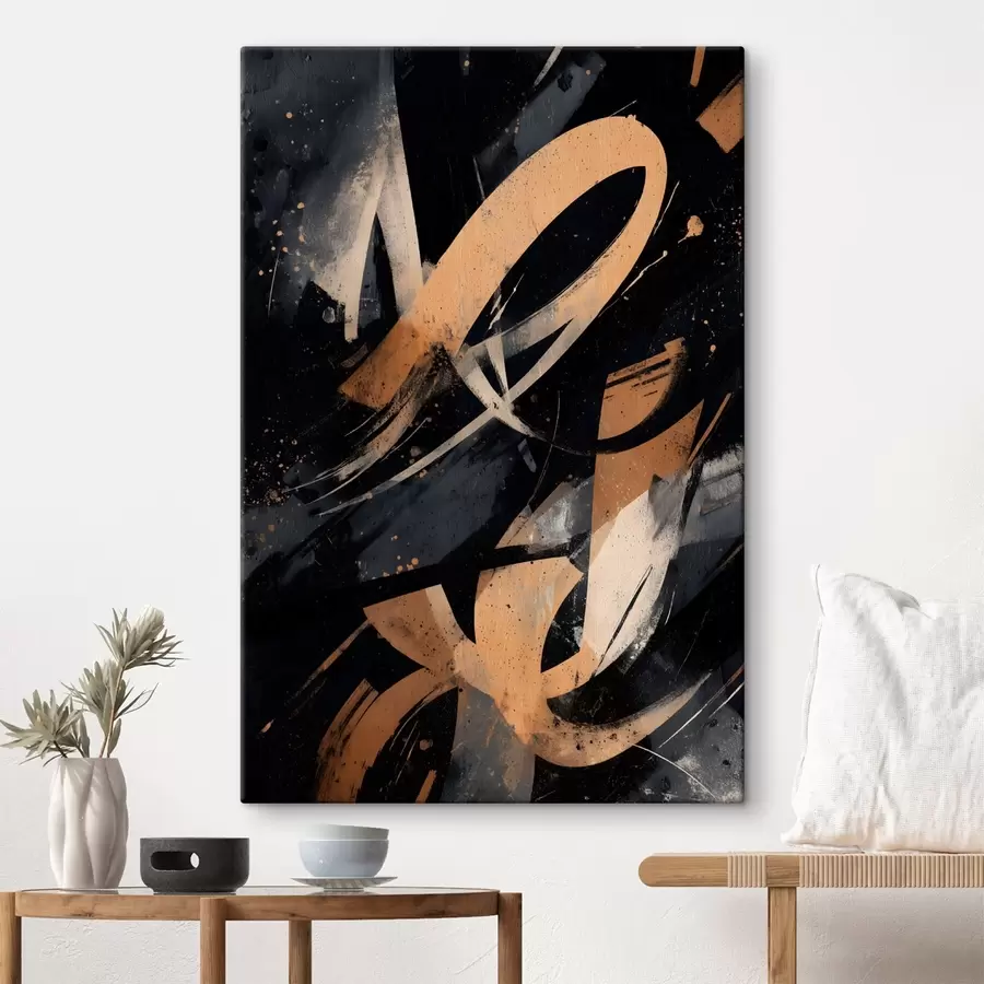 Wandbilder Moderne Kalligraphie im Graffiti-Stil s49245