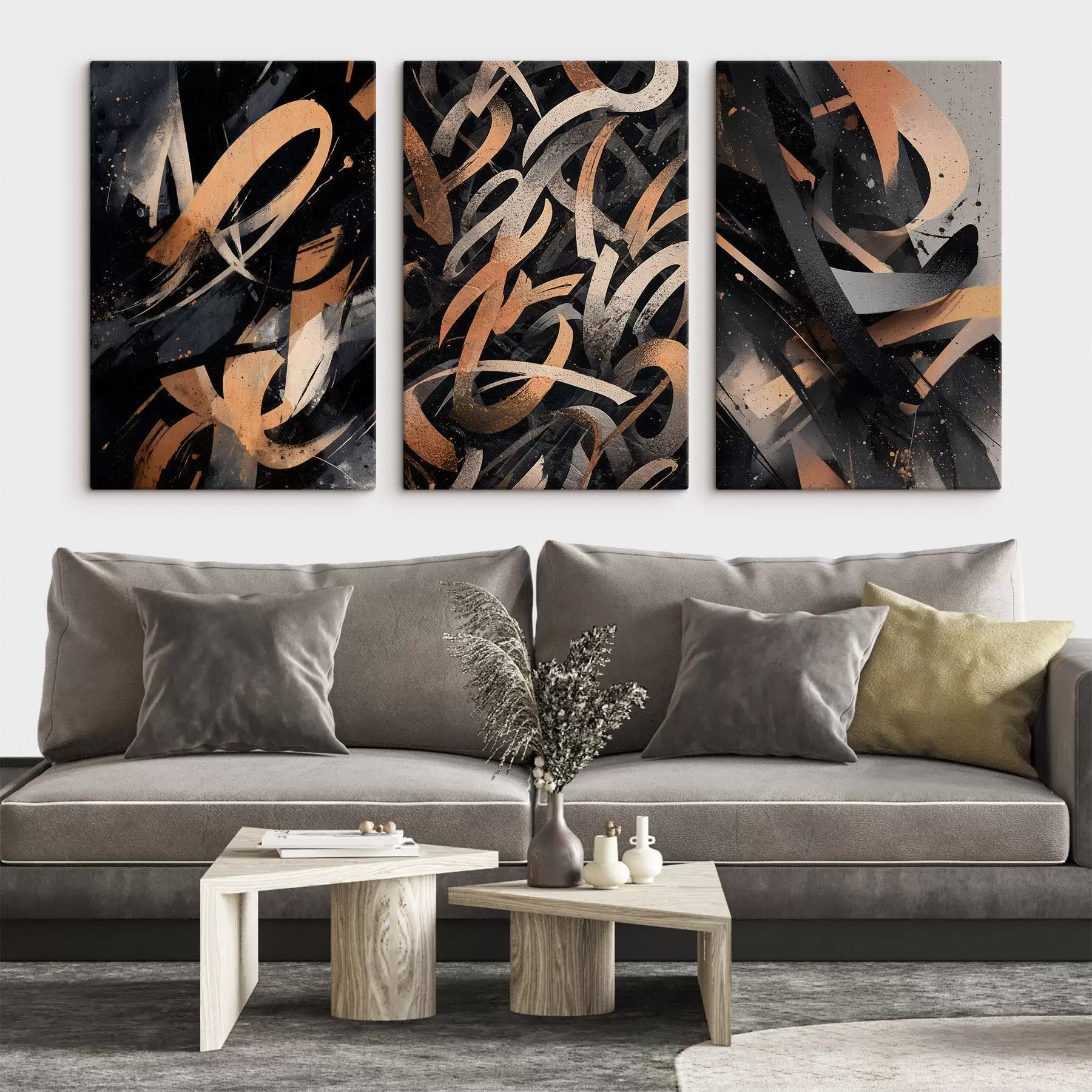 Wandbilder Moderne Kalligraphie im Graffiti-Stil m30541