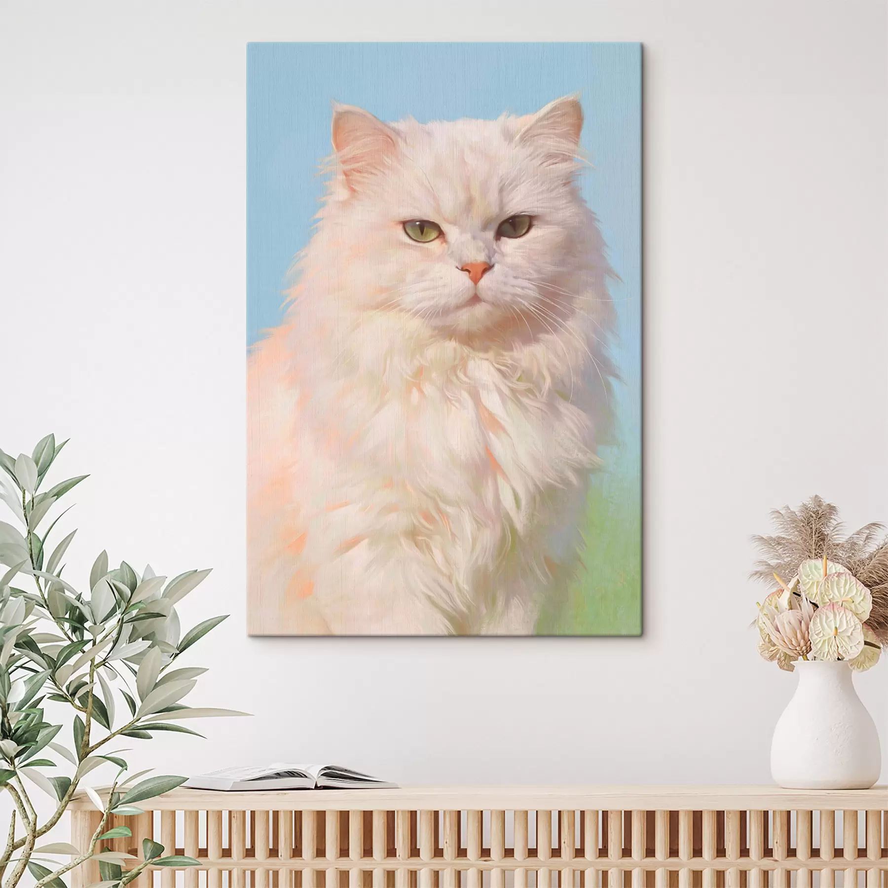 Wandbilder Das Porträt einer Katze s49351