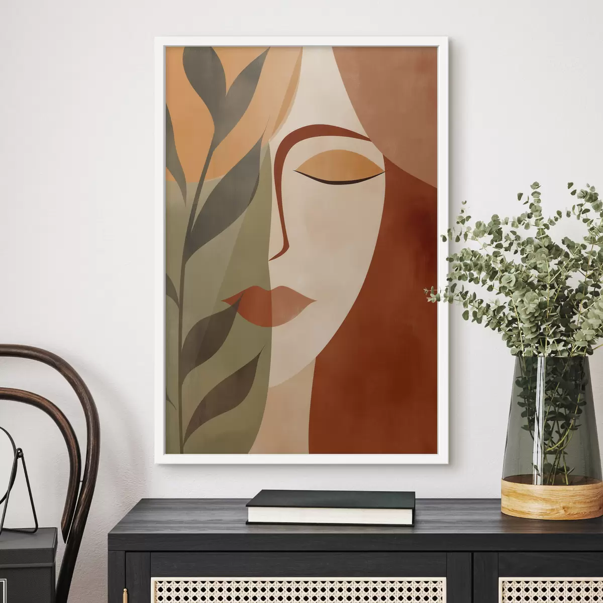 Poster Abstraktes Porträt f49450