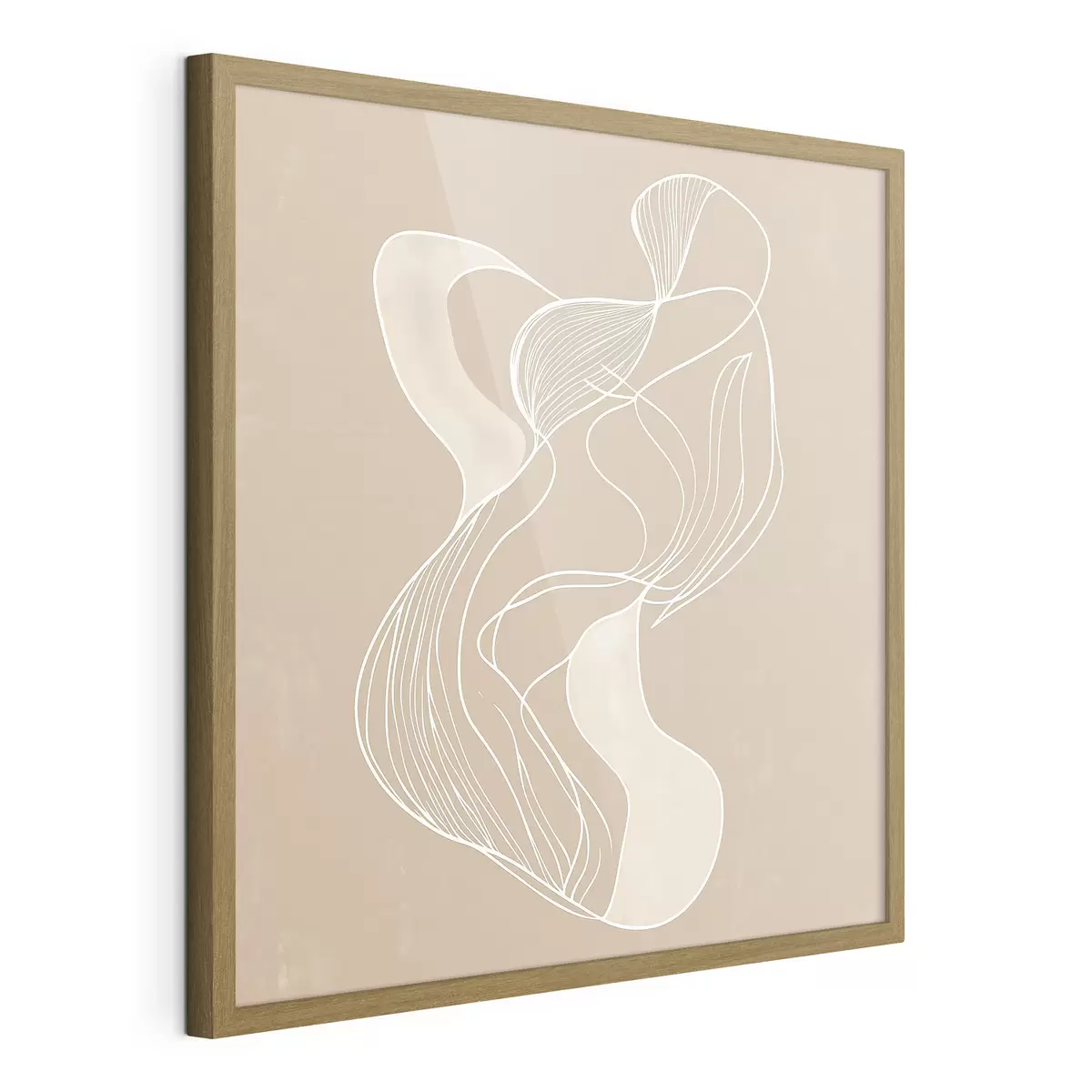 Poster Elegantes abstraktes Motiv aus feinen Linien im Stil der zeitgenössischen Kunst f48876
