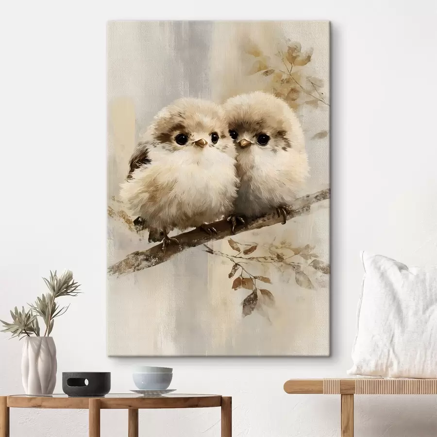 Wandbilder Süßer kleiner Vogel s49425