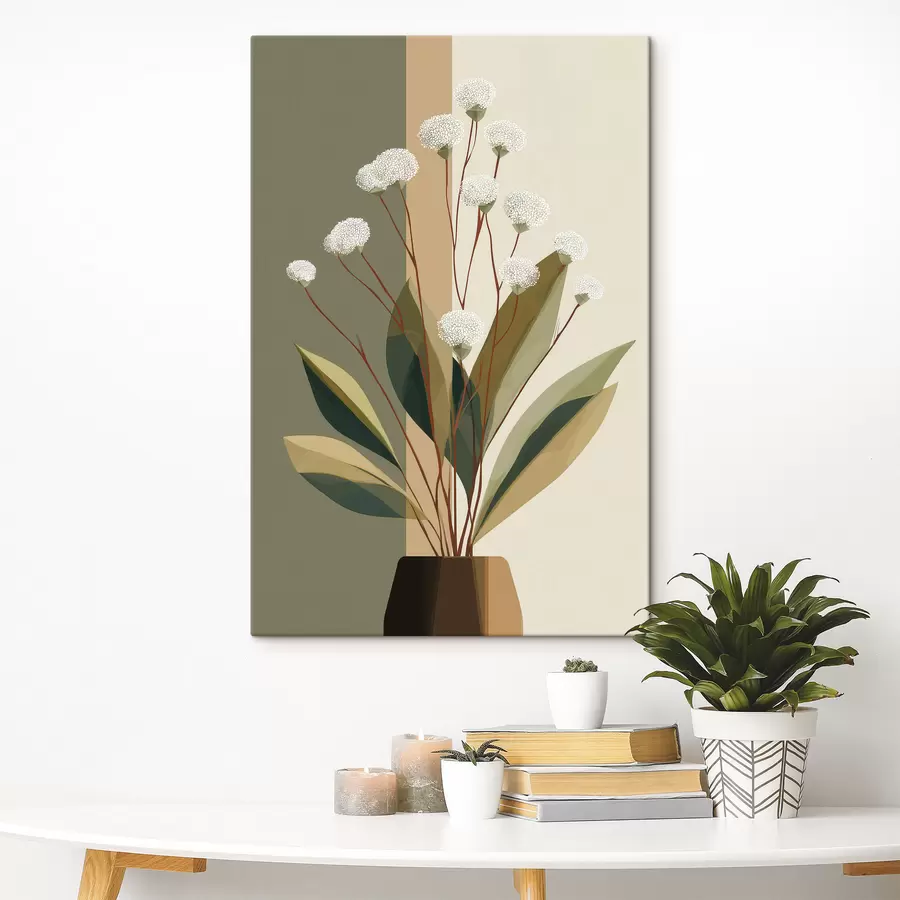 Wandbilder Blumen in einer Vase s49530